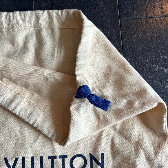 LOUIS VUITTON large DRAWSTRING DUST BAG FOR HANDBAG 42/41cm storage storage - Picture 6 of 6